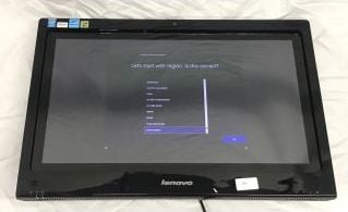 LENOVO C440 ALL IN ONE 480GB SSD PC: MODEL NO VS1311L2G8. INTEL PENTIUM G2030 3GHZ, 4GB DDR3 RAM, 19.5" SCREEN  [JPTE62870]: LOCATION - P1