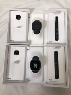 X2 FITBIT SENSE SMART WATCH: MODEL NO FB512BKBK  [JPTE62820]: LOCATION - Q1