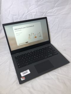 LENOVO CHROMEBOOK 14E 64GB EMMC LAPTOP: MODEL NO SL10R25219. AMD A4-9120C RADEON R4, 4GB RAM,   [JPTE62566]: LOCATION - A4