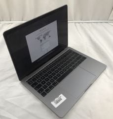 APPLE MACBOOK PRO 250GB LAPTOP: MODEL NO A1708. INTEL CORE I5-7360U, 8GB RAM, 13" SCREEN  [JPTE62460]: LOCATION - A5