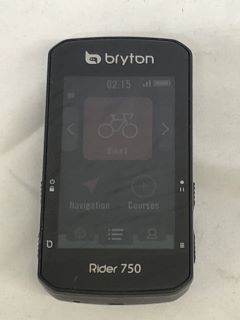 BRYTON RIDER 750E GPS BIKE COMPUTER (RRP - £230).  [JPTE62592]: LOCATION - A1