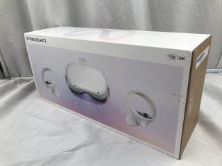 META QUEST 2 128GB VR HEADSET (RRP - £200): MODEL NO KW49CM  [JPTE62662]: LOCATION - B3