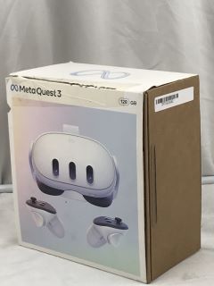 MTEA QUEST 3 128GB VR HEADSET (RRP - £480): MODEL NO S3A: LOCATION - A1