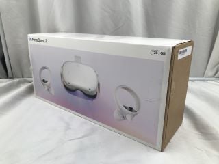 META QUEST 2 128GB VR HEADSET (RRP - £200): MODEL NO KW49CM  [JPTE62515]: LOCATION - B3