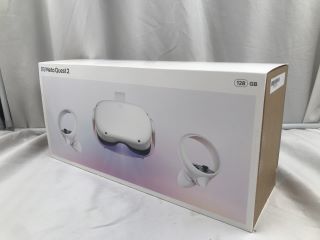 META QUEST 2 128GB VR HEADSET (RRP - £200): MODEL NO KW49CM  [JPTE62511]: LOCATION - B3