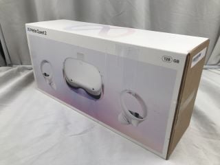 META QUEST 2 128GB VR HEADSET (RRP - £200): MODEL NO KW49CM  [JPTE62614]: LOCATION - B4