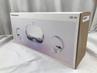 META QUEST 2 128GB VR HEADSET (RRP - £200): MODEL NO KW49CM  [JPTE62661]: LOCATION - B4