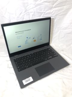 LENOVO CHROMEBOOK 14E 64GB EMMC LAPTOP: MODEL NO SL10R25219. AMD A4-9120C RADEON R4, 4GB RAM,   [JPTE62529]: LOCATION - C4