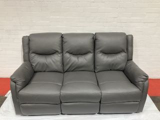 EMILY 3 SEATER SOFA IN DARK GREY