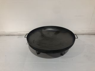 1 X LARGE GARDEN FIRE PIT BLACK