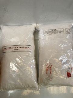 QTY OF ASSORTED THE WHITE COMPANY ITEMS TO INCLUDE DUCK FEATHER PAD TOTAL RRP £330