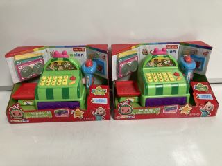 2 X TOY MUSICAL CASH REGISTER