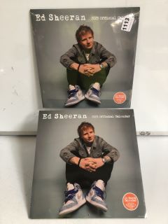 QTY OF ED SHEERAN 2023 OFFICIAL CALENDARS