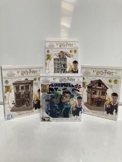 A BOX OF "HARRY POTTER" 3D PICTURE PUZZLES