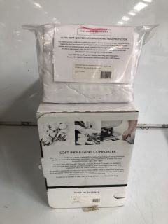 A QTY OF THE WHITE COMPANY BEDDING TO INCLUDE SOFT INDULGENT COMFORTER 178 X 234CM TOTAL RRP £175