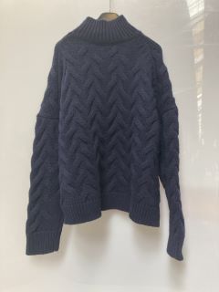 A QTY OF "THE WHITE COMPANY" CLOTHING TO INCLUDE CABLE FUNNEL NECK JUMPER WITH ALPACA XL BLACK TOTAL RRP £278