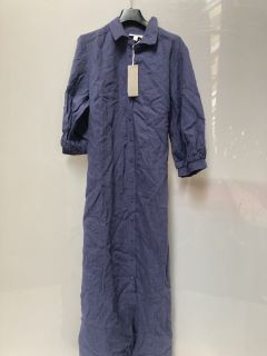 A QTY OF "THE WHITE COMPANY" CLOTHING TO INCLUDE LINEN UTILITY MAXI SHIRT DRESS 14 INDIGO TOTAL RRP £328