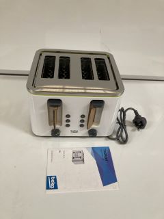 1 X BEKO 4 SLICE TOASTER, TO ALSO INCLUDE BEKO 2 SLICE TOASTER