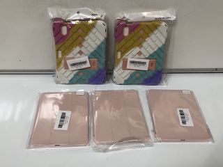 BOX OF ASSORTED GOODS TO INCLUDE PROTECTIVE TABLET CASE, COMPUTER MOUSE PAD