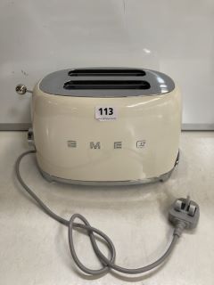 1 X SMEG 2 PIECE TOASTER, TO ALSO INCLUDE SMEG JUICER