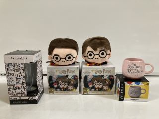 BOX OF ASSORTED ITEMS TO INCLUDE HARRY POTTER PLUSH & 3D PUZZLE