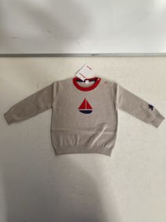 QTY OF ASSORTED THE LITTLE WHITE COMPANY ITEMS TO INCLUDE SNOWMAN KNITTED ROMPER WHITE 12-18MTHS TOTAL RRP £172