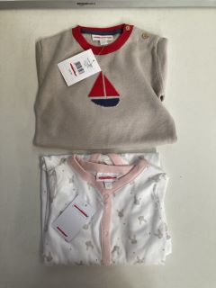 QTY OF ASSORTED THE LITTLE WHITE COMPANY ITEMS TO INCLUDE BLUE POLAR BEAR JUMPER 9-12 MTHS TOTAL RRP £170