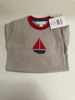 QTY OF ASSORTED THE WHITE COMPANY ITEMS TO INCLUDE ROBOT INTARSIA JUMPER 3-4 YRS IN MULTI COLOUR TOTAL RRP £152