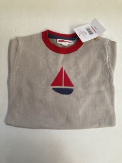 QTY OF ASSORTED THE WHITE COMPANY ITEMS TO INCLUDE SAILBOAT JUMPER 12-18 MTHS IN PEBBLE TOTAL RRP £174