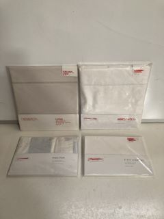 QTY OF ASSORTED THE WHITE COMPANY ITEMS TO INCLUDE SAVOY FLAT SHEET SINGLE 180X275 CM TOTAL RRP £220