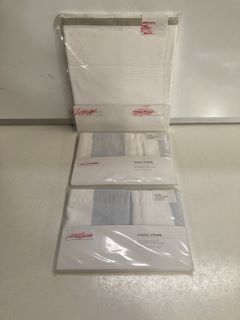 QTY OF ASSORTED THE WHITE COMPANY ITEMS TO INCLUDE SOMERTON FLAT SHEET TWIN 72X102 INCH TOTAL RRP £114