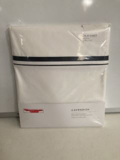 QTY OF ASSORTED THE WHITE COMPANY ITEMS TO INCLUDE CAVENDISH FLAT SHEET QUEEN 100 X 112 INCH TOTAL RRP£150