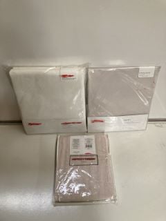 QTY OF ASSORTED THE WHITE COMPANY ITEMS TO INCLUDE SAVOY SINGLE FITTED SHEET TOTAL RRP £155