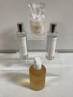 QTY OF THE WHITE COMPANY ITEMS TO INCLUDE SLEEP LAVENDER & CHAMOMILE BODY WASH - TOTAL RRP £98