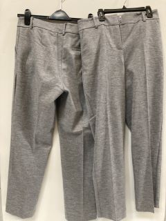 QTY OF THE WHITE COMPANY CLOTHING TO INCLUDE WOOL RICH TAPERED TROUSERS IN GREY - SIZE 12 - TOTAL RRP £238