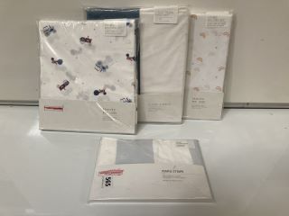 QTY OF THE WHITE COMPANY BEDDING TO INCLUDE RAINBOW KIDS BEDDING SET IN WHITE - TOTAL RRP £130