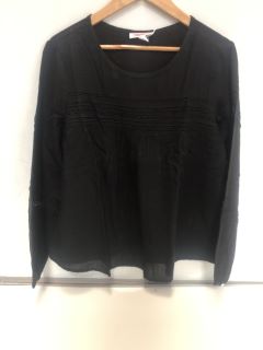 QTY OF THE WHITE COMPANY ITEMS TO INCLUDE JERSEY LACE BOHO TOP BLACK SIZE 14 TOTAL RRP £188