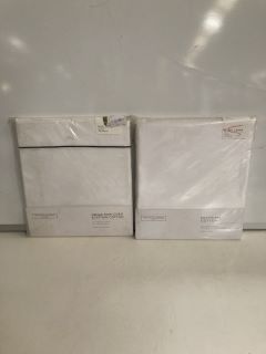 QTY OF THE WHITE COMPANY ITEMS TO INCLUDE OXFORD PILLOW CASE STANDARD 50X75 TOTAL RRP £224