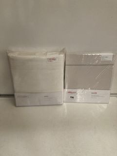 QTY OF THE WHITE COMPANY ITEMS TO INCLUDE FLAT SHEET SINGLE SAVOY TOTAL RRP £192