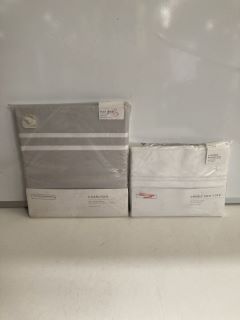 QTY OF THE WHITE COMPANY ITEMS TO INCLUDE 400 TC COTTON SATEEN SET WHITE QUEEN TOTAL RRP £210