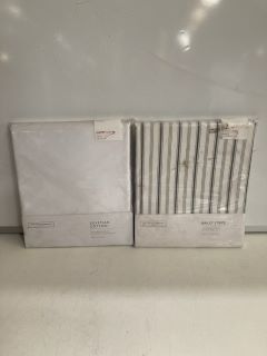 QTY OF THE WHITE COMPANY ITEMS TO INCLUDE EGYPTIAN COTTON DUVET SET WHITE TWIN TOTAL RRP £220\