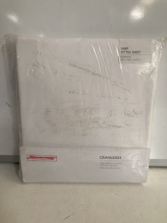 QTY OF THE WHITE COMPANY ITEMS TO INCLUDE CRANLEIGH DEEP FITTED SHEET WHITE EMPEROR TOTAL RRP £120