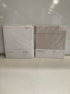 QTY OF THE WHITE COMPANY ITEMS TO INCLUDE EVESHAM OXFORD PILLOW CASES TOTAL RRP £210