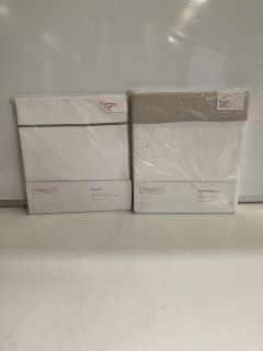 QTY OF THE WHITE COMPANY ITEMS TO INCLUDE PORTOBELLO FLAT SHEET NATURAL SINGLE TOTAL RRP £200