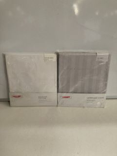 QTY OF THE WHITE COMPANY ITEMS TO INCLUDE EGYPTIAN COTTON DOUBLE FITTED SHEET TOTAL RRP £276