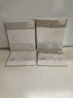 QTY OF THE WHITE COMPANY ITEMS TO INCLUDE PORTOBELLO FLAT SHEET WHITE - NATURAL TOTAL RRP £ 330