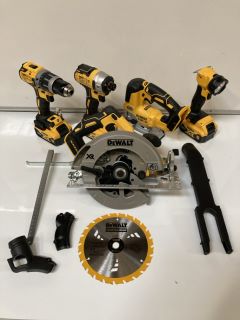 1 X DEWALT "DCK563P3T-GB" 18V XR BRUSHLESS 6 PIECE KIT WITH 3 X 5.0AH BATTERIES RRP £1207.58