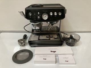 1 X SAGE THE BARISTA EXPRESS IN STAINLESS BLACK "SE876BST4GUK" RRP £730.00