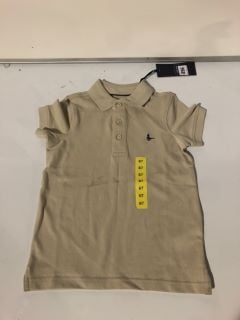 JACK WILLS POLO SHIRT IN BEIGE IN SIZE 6/7 YEARS