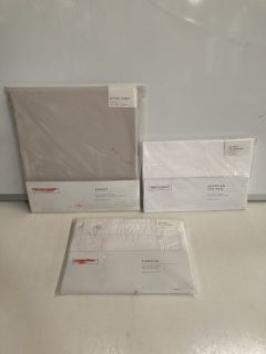 QTY OF ASSORTED THE WHITE COMPANY ITEMS TO INCLUDE SAVOY SINGLE FITTED SHEET TOTAL RRP £170